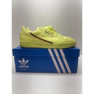 adidas Continental 80 Sefrye Size 9 Men New Sneakers semi frozen yellow